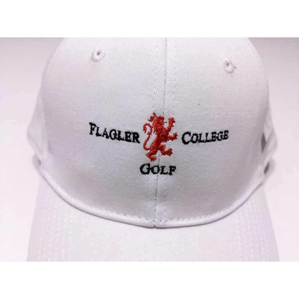 PAGE & TUTTLE Flagler College Saints Golf Hat Cap White Adjustable ~ New - Picture 2 of 7
